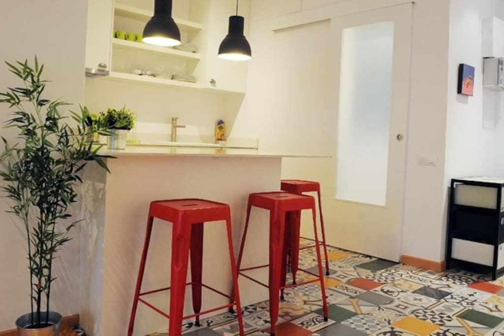 Calm Modern Apartment 巴塞罗那 外观 照片