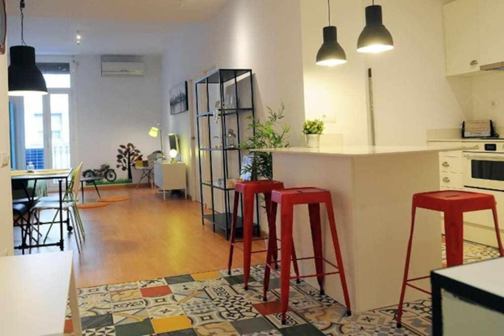 Calm Modern Apartment 巴塞罗那 外观 照片
